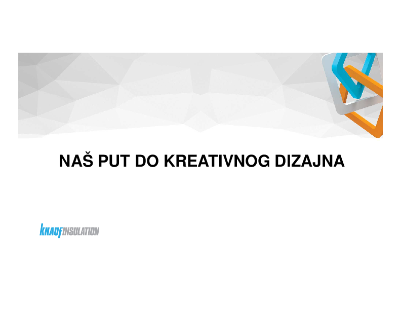 KA 2018 - Naš put do kreativnog dizajna