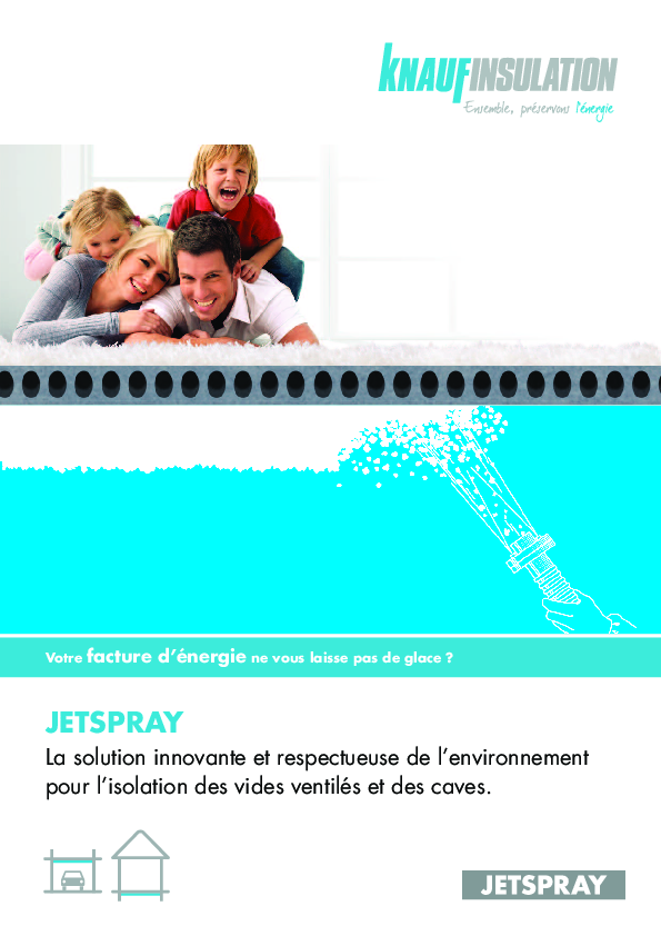 JetSpay - Isolation des caves et des vides ventilés