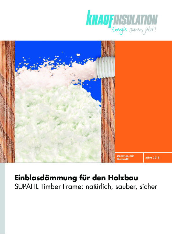 SUPAFIL Timber Frame, Broschüre