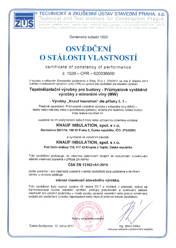 CE certifikát NATUROLL PRO