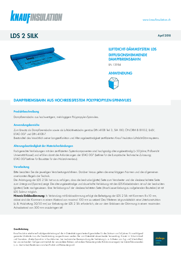 Datenblatt LDS 2 Silk