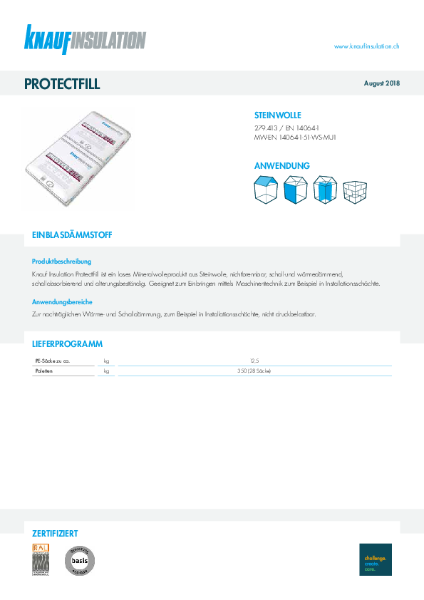 Datenblatt ProtectFill