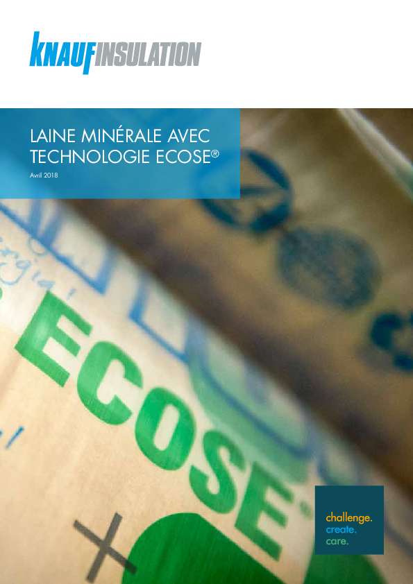 Fiches de données de sécurité Laine de verre Sécurité Ecose