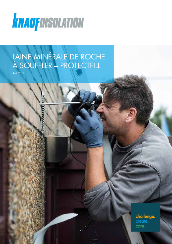 Fiches de données de sécurité Laine minérale de roche à souffler – Protectfill