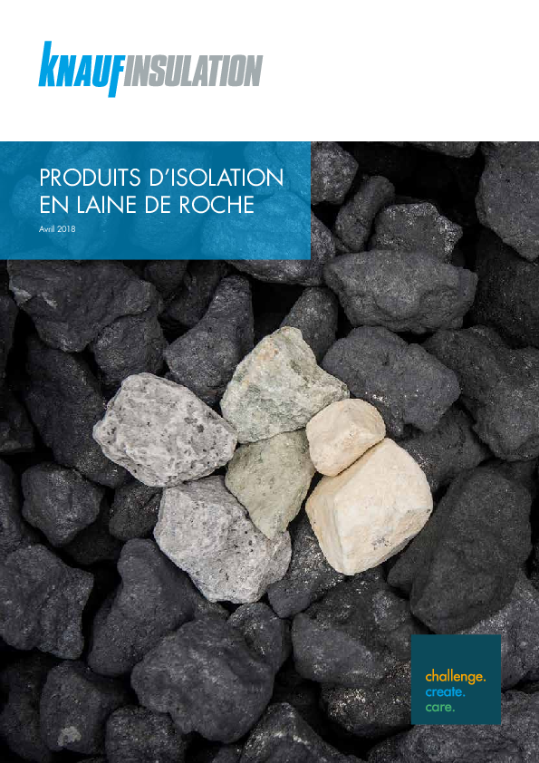 Fiches de données de sécurité Produits d’isolation en laine de roche