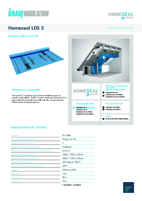 Fleta teknike - Homeseal LDS 5