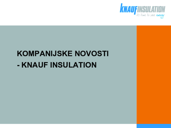 KA 2016 - Anđelina Kuzmanović - Knauf Insulation