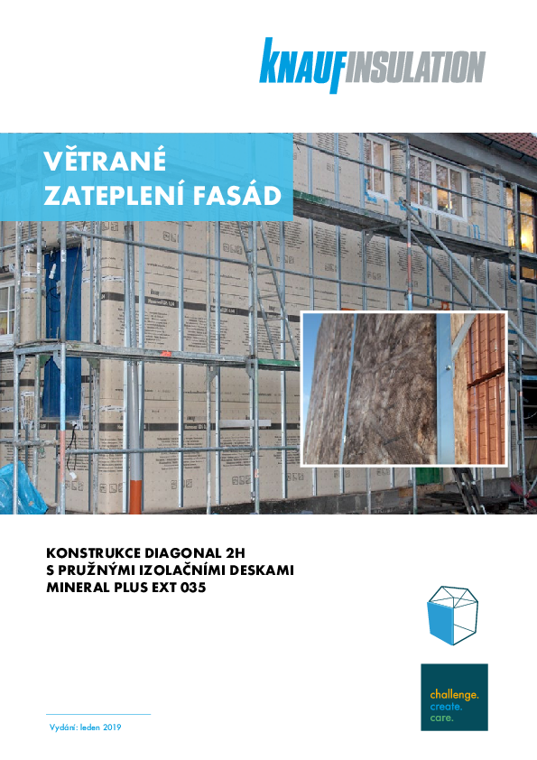 Větrané zateplení fasád - Diagonal 2H