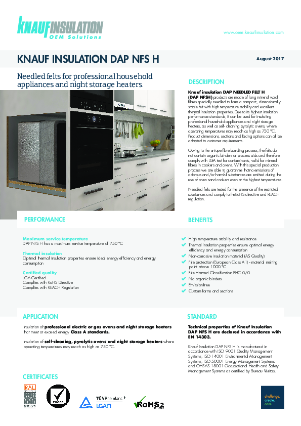 DAP NFS H - Technical Data Sheet