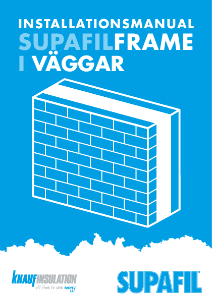 Supafil frame vägginstallations manual