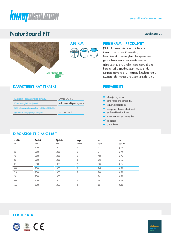 Fleta teknike - NaturBoard FIT