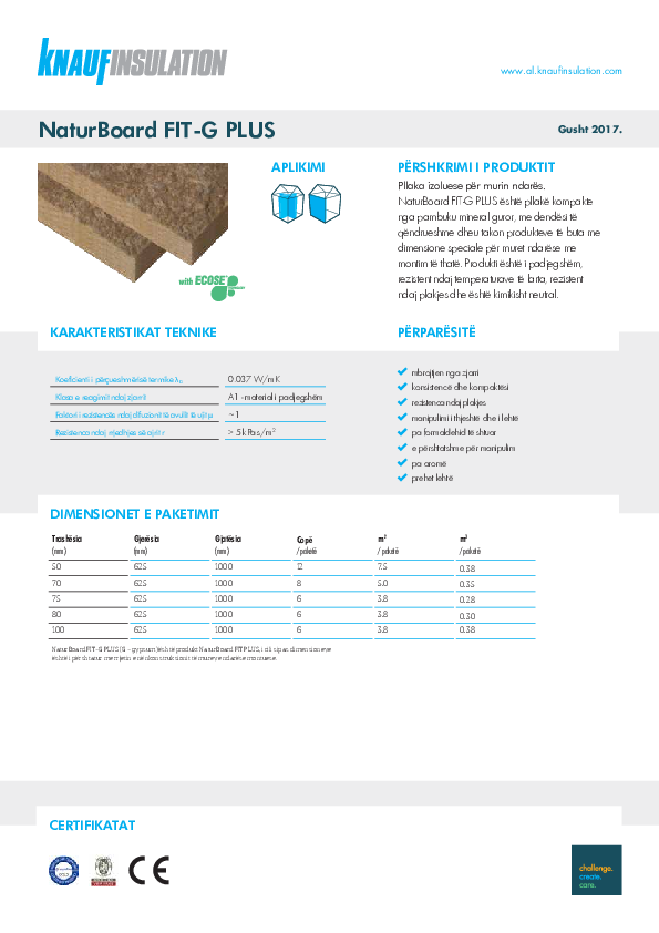 Fleta teknike - NaturBoard FIT-G PLUS