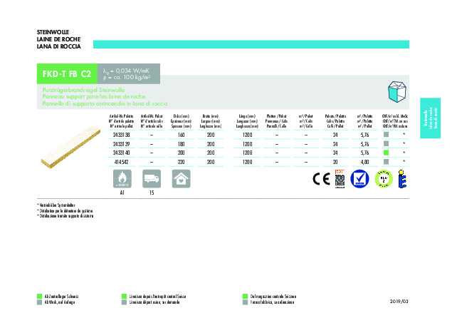 FKD-T FB C2 Preisliste