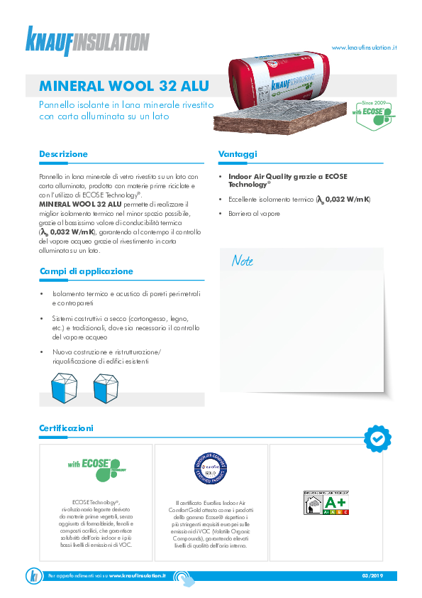 Scheda tecnica_Mineral Wool 32 Alu_04_2024