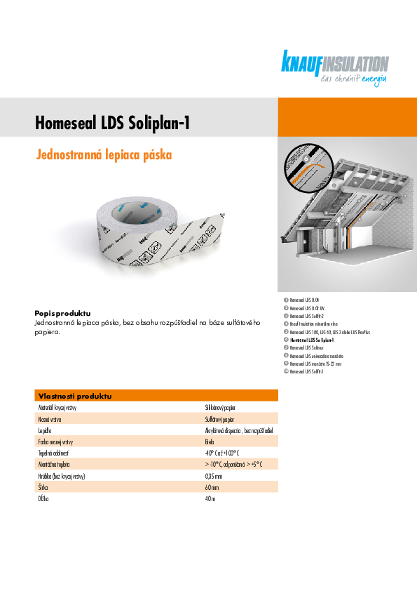 Technický list Homeseal LDS Soliplan-1